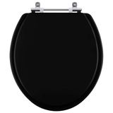 Tampa De Vaso Sanitario Iris Preto Para Bacia Mari