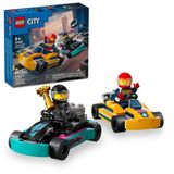 Lego City Go-karts E Pilotos De Corrida 60400 (99 Peças)