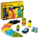 Lego Classic Cores Neon Criativas, Conj. De 333 Peças 11027