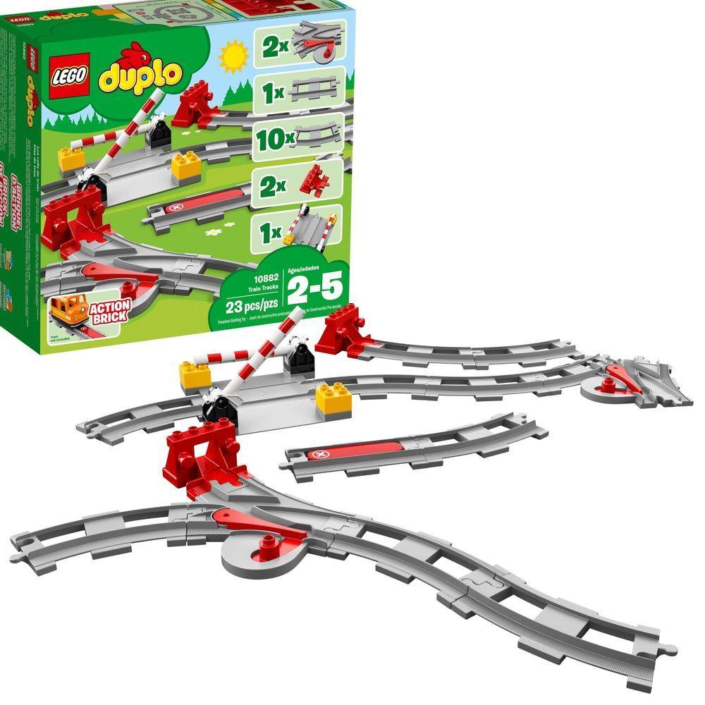 Lego Duplo Trilhos De Trem Expansão Educativa P/crianças 2-5