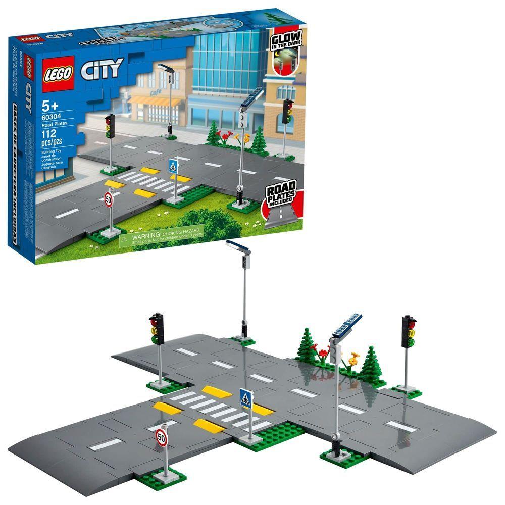 Lego City Placas De Estrada 60304, Construção, 112 Peças