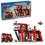 Lego City Estação De Bombeiros E Caminhão 60414 (843 Peças)