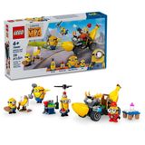 Lego Minions E Carro Banana 75580, 136 Peças, Brinquedo 6+