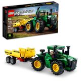 Lego Technic John Deere 9620r 4wd Trator Com Reboque, 42136