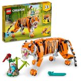 Lego Creator 3 Em 1 Tigre Majestoso, 755 Peças, 31129