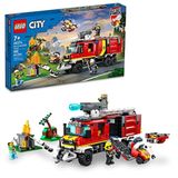 Lego City Unidade De Comando De Incêndio 60374 Com Drones