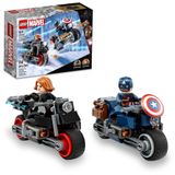 Lego Marvel Motocicletas Da Viúva Negra E Capitão América