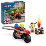 Lego City Moto De Resgate De Incêndio 60410