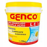 Cloro Granulado Genco L.E. 3 em 1 Multipla Ação Balde 10kg