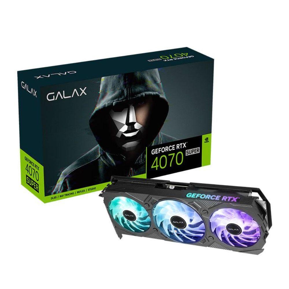 Placa De Vídeo Galax Geforce Rtx 4070 Super Ex Gamer 1-click