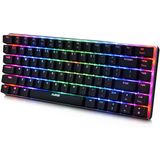 Teclado Mecânico Ajazz Ak33 Geek Rgb Led De 82 Teclas Portátil