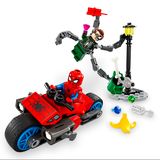 Perseguição de Motocicleta Homem-Aranha vs. Doc Ock LEGO SUPER HEROES 77 Peças