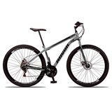 Bicicleta Bike Aço 21 Marchas Velocidades Aro 29 Grafite