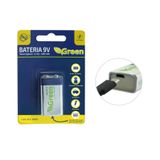 Bateria 9v 500ma - Recarregável Com Carga Micro Usb
