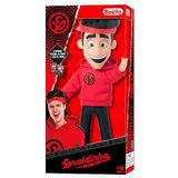 Boneco Em Vinil Enaldinho + Jogo De Cartas E Pulseira Do Poder