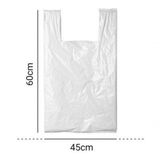 Sacola Plástica Branca Polietileno Reciclado 45x60 Pct 5kg