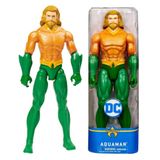 Boneco Figura De Ação Aquaman Dc Liga Da Justiça Articulado 30 Cm