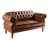 Namoradeira Chest 2 Lugares Elisabeth Courano Marrom Café