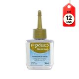 Kit C/12 Fixed Óleo De Argan Reparador De Pontas 30ml