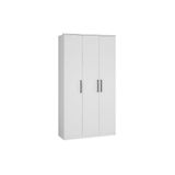 Modulado De Quarto Guarda Roupa Gold Bari C- 3 Portas E 3 Gavetas Branco - Novo Horizonte