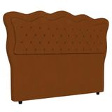 Cabeceira Casal King Cama Box 195cm Oregon I02 Veludo Terracota Mpozenato