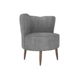 Poltrona Decorativa Savana 1 Lugar Boucle Cinza Matrix