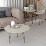 Mesa De Apoio Evolution Off-white - Patrimar