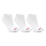 Kit Meia Olympikus C/3 Pares Cano Curto Feminina Branco 33-38 Olympikus