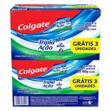 Pasta De Dentes Colgate Tripla Ação Menta Original Em Creme Pacote X 15  2700g