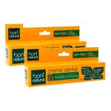 Kit 2 Creme Dental Boni Natural Hortelã E Cúrcuma 90g