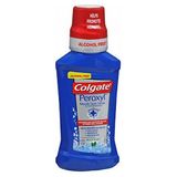 Colgate Peroxyl Enxágue Para Feridas Na Boca Sem Álcool Menta Suave 8,4 Oz Da Colgate (pacote Com 2)