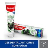 Kit 5 Creme Dental Colgate Extracts Carvão Ativado E Menta 140g