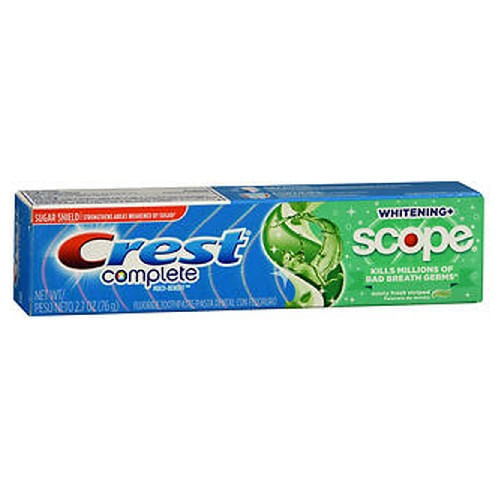 Pasta De Dente Crest Whitening Plus Scope Minty Fresh Striped 2,7 Oz Por Crest (pacote Com 4)