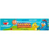 Pasta De Dente Condor Galinha Pintadinha Sem Flúor Morango 50g 3 Unidades