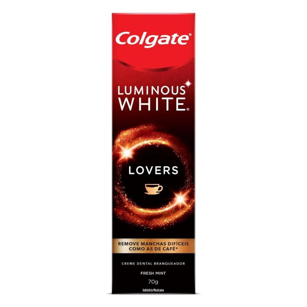 Creme Dental Colgate Luminous White Lovers Café 70g