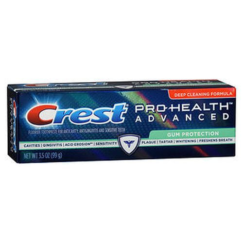 Pasta De Dente Avançada Com Flúor Crest Pro-health, Proteção Gengival 3,5 Onças Da Crest (pacote Com 6)