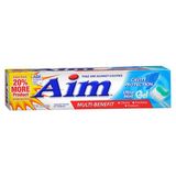 Pasta De Dente Em Gel De Flúor Anticavidade Aim Ultra Mint 5,5 Onças Da Aim (pacote Com 4)