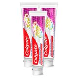 Kit 3 Creme Dental Colgate Total 12 Gengiva Reforçada 140g