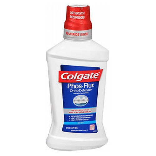 Colgate Phos-flur Anticavity Fluoreto Rinse Mint 16,9 Oz Da Colgate (pacote Com 4)