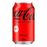 Refrigerante Coca Cola Sem Açúcar Lata 350ml