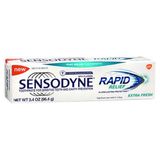 Pasta De Dente Sensodyne Rapid Relief Extra Fresh 3.4 Oz Da Sensodyne (pacote Com 6)