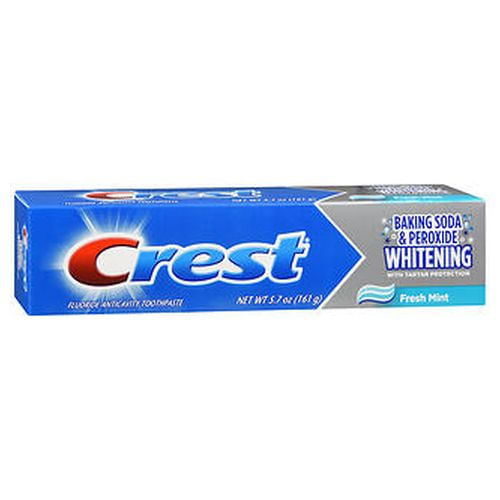 Pasta De Dente Anticavidade Com Flúor Clareador Crest Fresh Mint 5,7 Onças Por Crest (pacote Com 2)