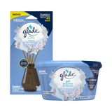 Kit Glade Difusor De Ambiente Toque De Maciez 100ml + Odorizador Em Gel Toque De Maciez 70g