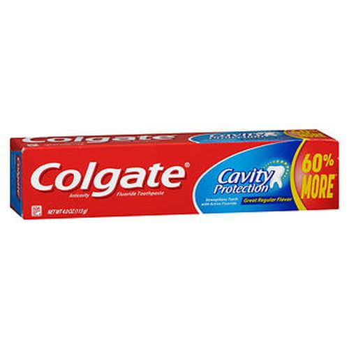 Colgate Cavity Protection Fluoreto Pasta De Dente 4 Oz Por Colgate