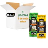 Kit Pão De Forma Belive Grãos E Tradicional 400g (3 De Cada)