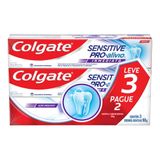 Creme Dental Colgate Sensitive Pro-alívio Imediato Original 90g Leve 3 Pague 2