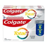 Creme Dental Colgate Total 12 Clean Mint 6un