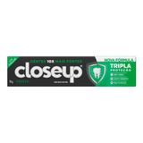 Creme Dental Close Up Triple Menta 70g Embalagem Com 12 Unidades
