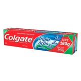 Creme Dental Colgate Tripla Ação 180g Embalagem Com 12 Unidades