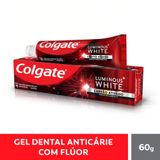 Pasta De Dentes Colgate Luminous White Carvão Ativado Em Creme 60 G